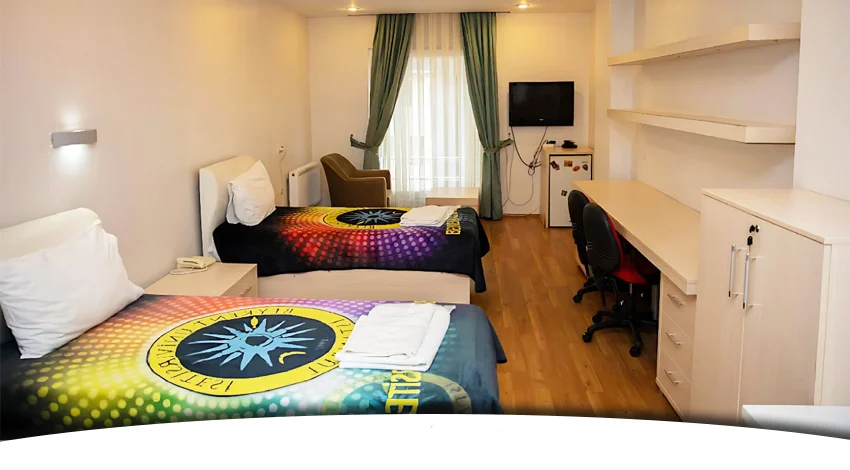 امکانات خوابگاهی دانشگاه بیکنت ترکیه